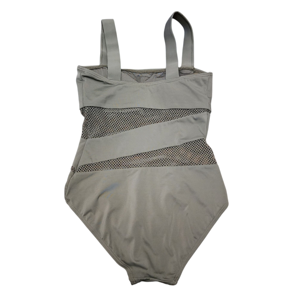 Carmen Marc Valvo Army GreenOne-Piece Swimsuit Size 8 NWOT - Picture 3 of 8